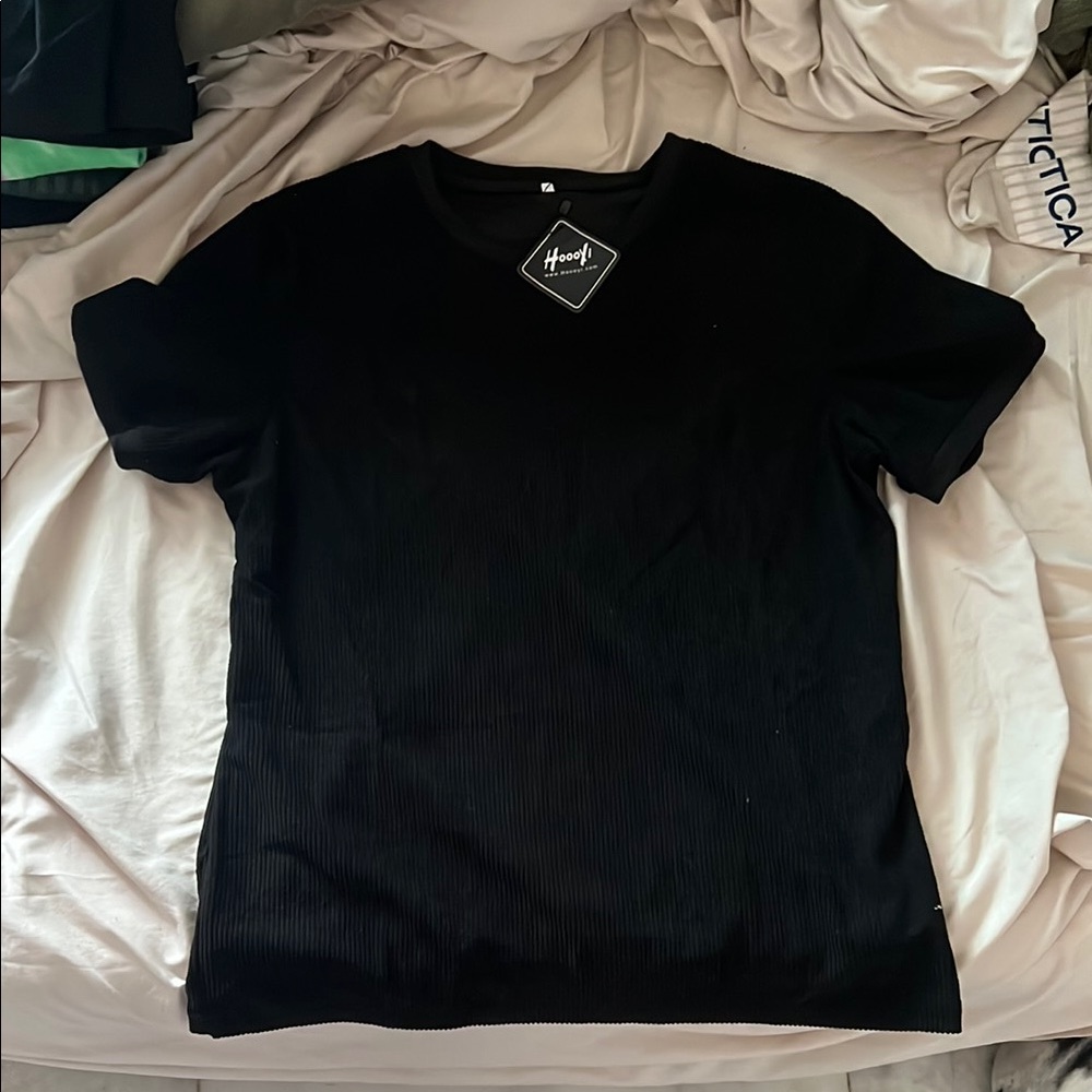 Homme Plissé Black T-Shirt